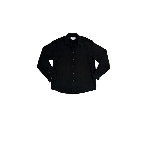 Zara Other - Zara Man Mens Regular Fit Long Sleeve Dress Shirt Black Mens X-Large